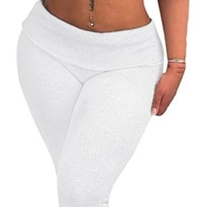 Women'S Ribbed Knit 2 Piece Outfits Halter Crop Tops Set