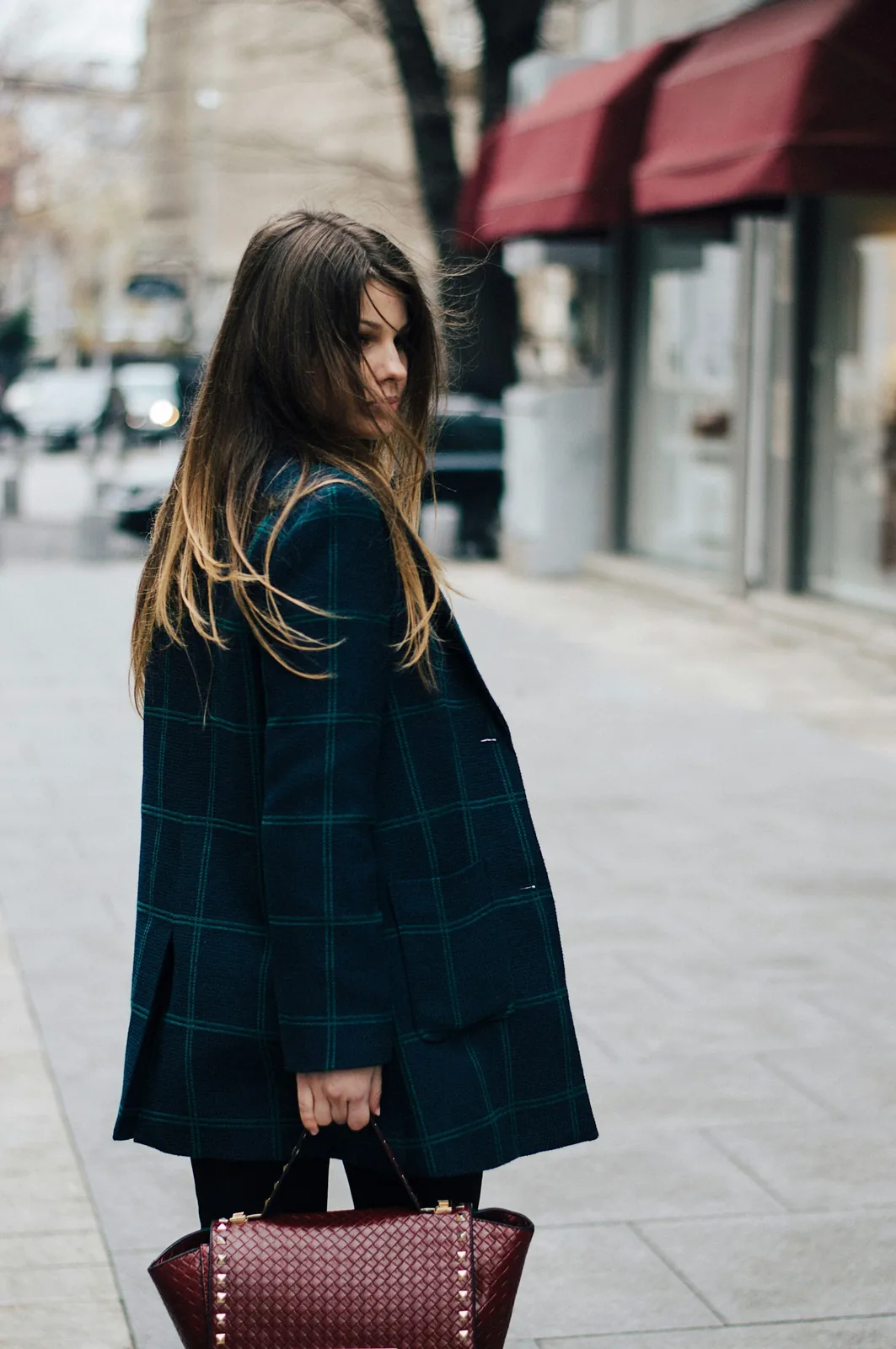 Close crop of a coordinated tailored outfit